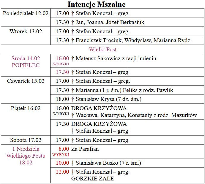 od 12.02 do 18.02.2024